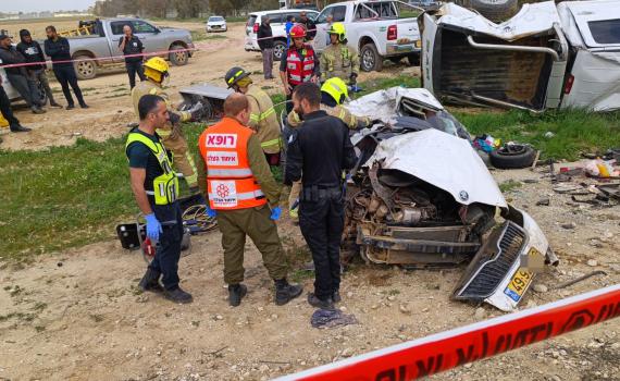 תאונה קטלנית: 4 הרוגים בצומת אורים, בהם 2 ילדות