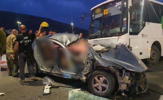 תאונה קטלנית בכביש 446: שתי נשים נהרגו