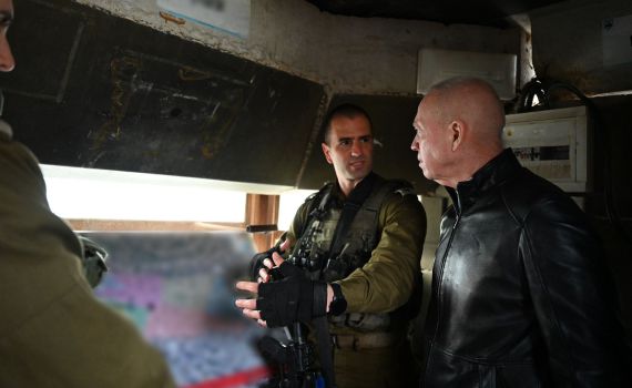 "הישג מרשים": שר הביטחון גלנט סייר בגזרת שכם