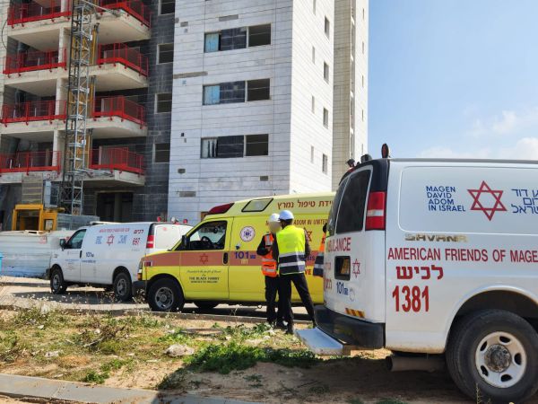 טרגדיה באשקלון: נקבע מותו של פועל שנפל מגובה