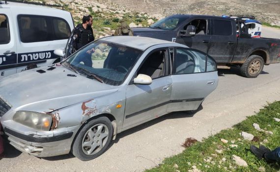 ארבעה פלסטינים רגמו רכבים ישראלים – ונעצרו