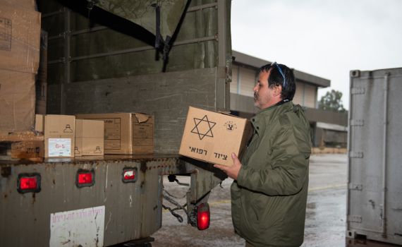 צפו: היערכות הכוחות למשלחת צה״ל "ענפי זית"