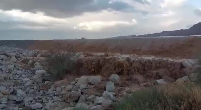 אחרי הגשם: הגל הראשון של השיטפון בנחל חבר. צפו