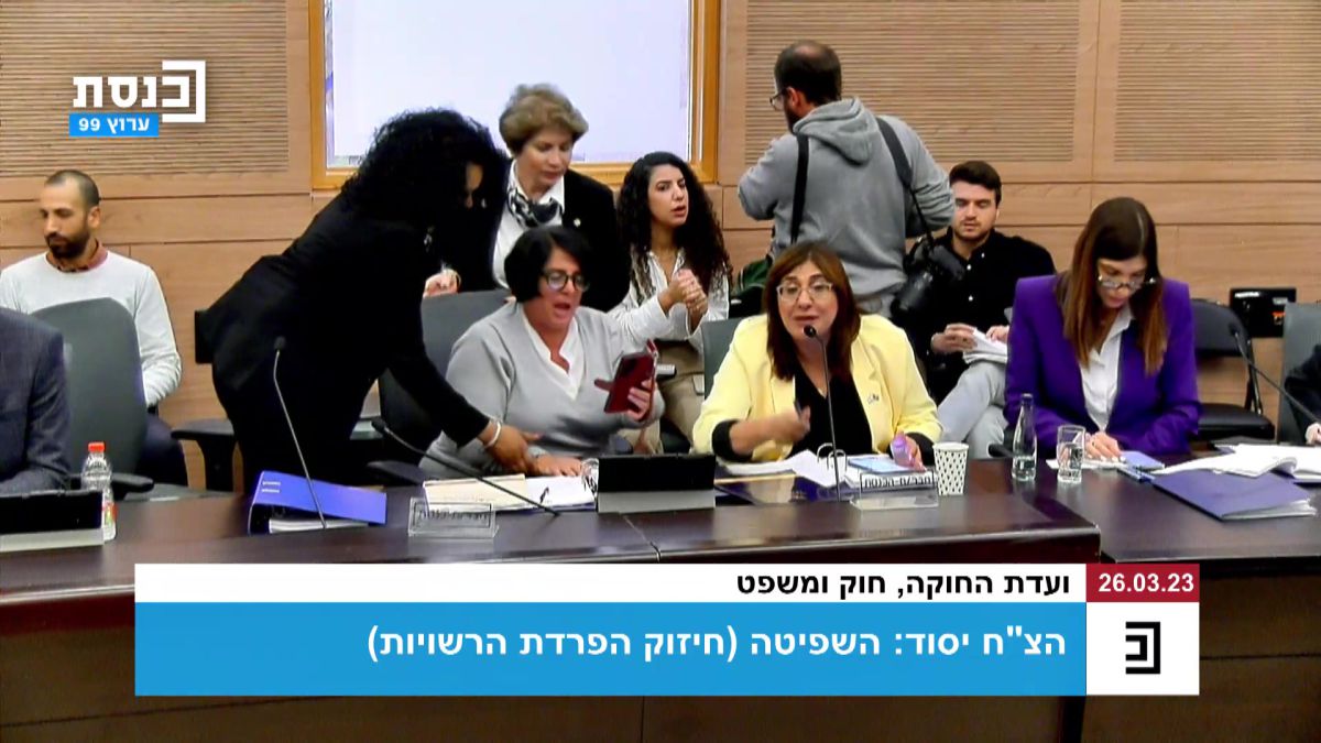 ח"כית מיש עתיד אמרה קדיש על הדמוקרטיה. צפו