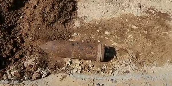 חבלני משטרה הוזעקו בעקבות פגז סמוך לסופרלנד