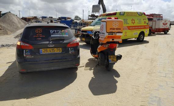 אשקלון: פועל נלכד בתוך מגרסת אבנים – ונהרג