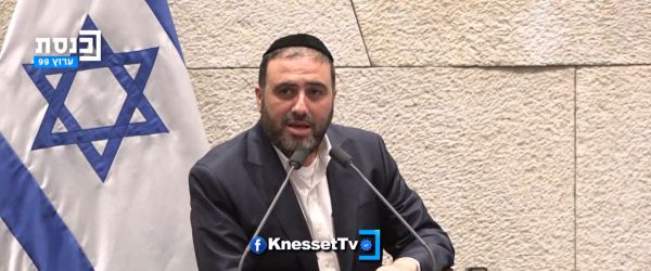 ביום השנה: הח"כ הקריא את התפילה של הרבי מליז'נסק