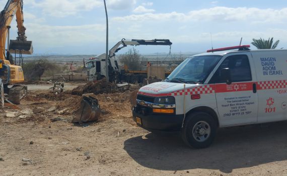 חשד לרצח: גבר נדקר בכניסה ליישוב בערבה