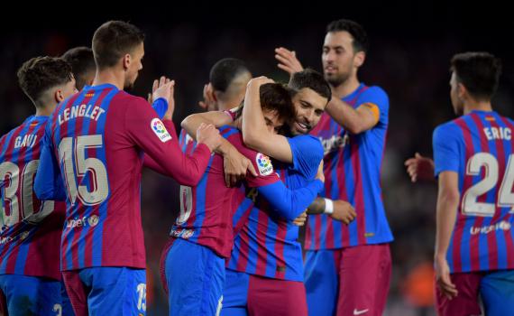 ברצלונה חוגגת את הזכייה באליפות. 'זאת הליגה שלנו'