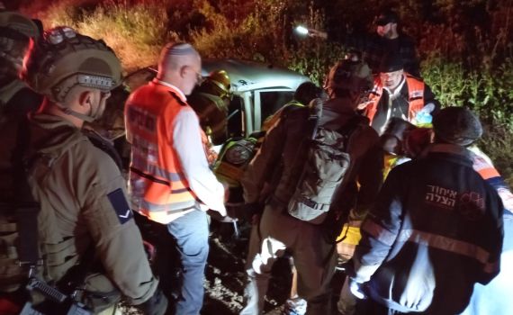 בת 60 נהרגה בתאונה ליד אמציה: עוד 3 פצועים