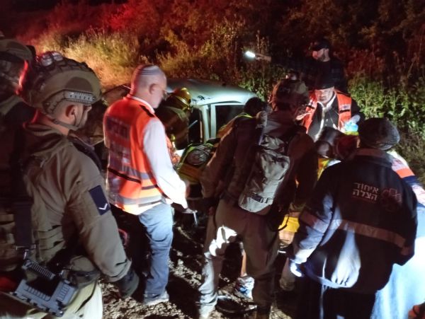 בת 60 נהרגה בתאונה ליד אמציה: עוד 3 פצועים