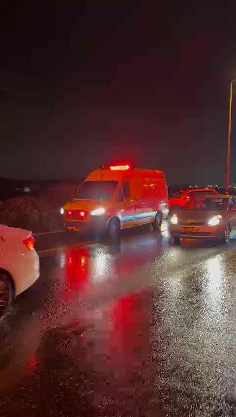 שלושה פצועים בתאונת דרכים בצומת אלון תבור