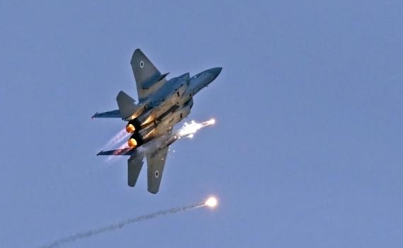 מטוסי קרב יירטו כלי טיס לא מזוהה שחדר מסוריה