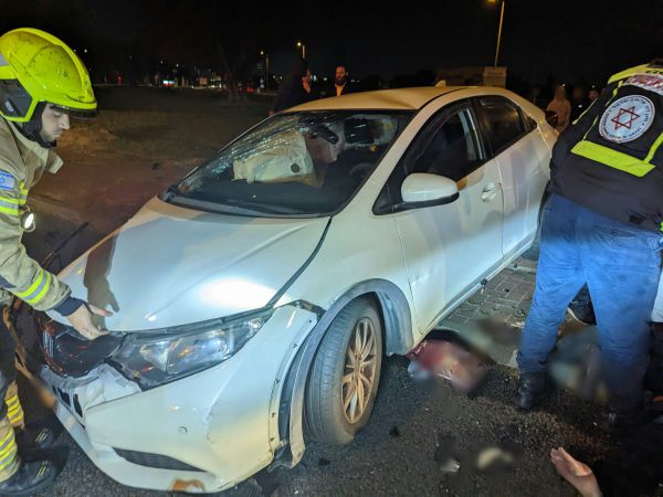 תאונה קשה בצומת בית דגן: פצוע אנוש במקום
