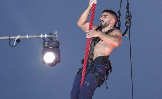 כבוד: זוכה נינג'ה ישראל השווה את השיא העולמי