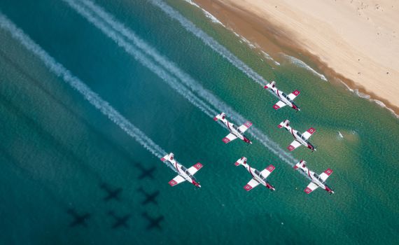 מטס יום העצמאות: צפו בתמונות המרהיבות