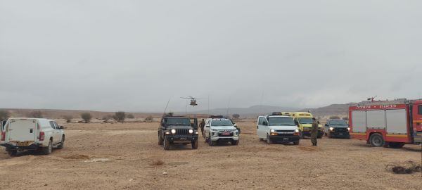 אותרו 2 גופות הנעדרים מהשיטפונות בערבה