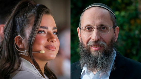 הפגישה המפתיעה של נועה קירל והרב הסרוג