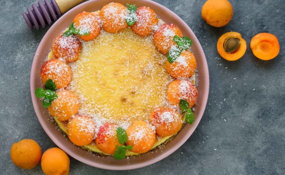 מתוק ומיוחד: מתכון לעוגת גבינה עם משמש