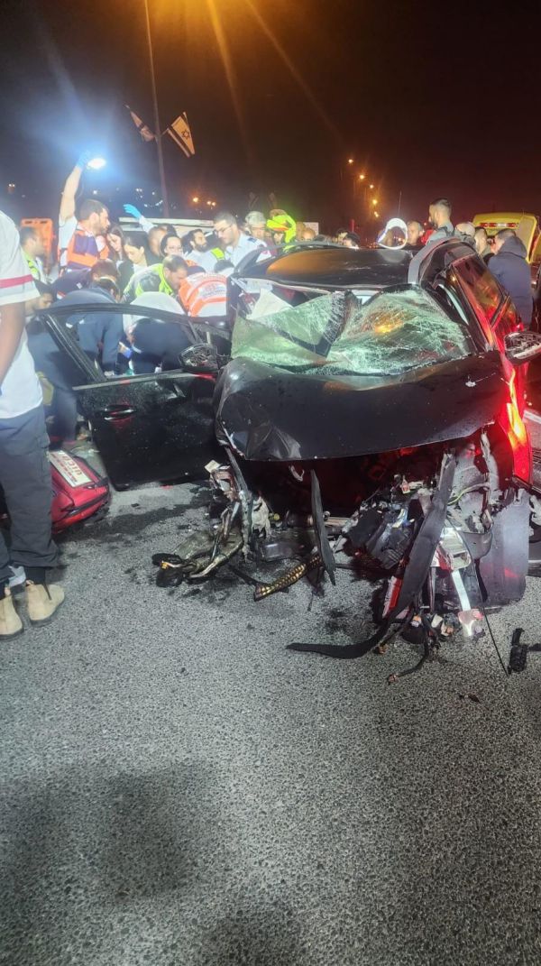 8 פצועים בתאונת דרכים קשה בבנימין