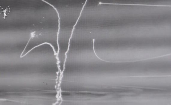 מרהיב: תיעוד נדיר מתוך מערכת יירוטי כיפת ברזל