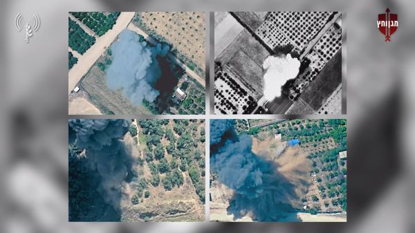 תיעוד מיוחד מהלוויין: כך נראו תקיפות צה"ל בעזה