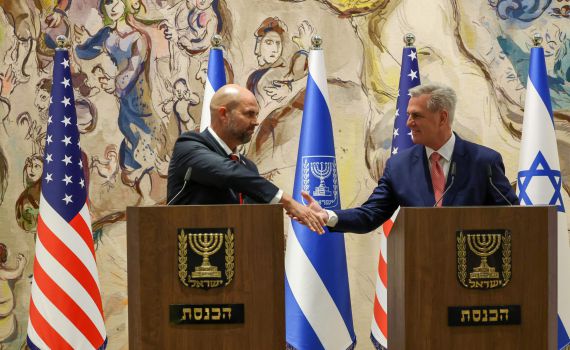 מקארת'י: "היום האור של ישראל זוהר יותר מאי פעם"