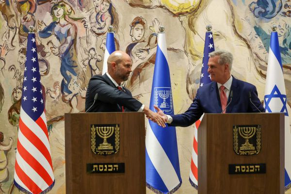 מקארת'י: "היום האור של ישראל זוהר יותר מאי פעם"