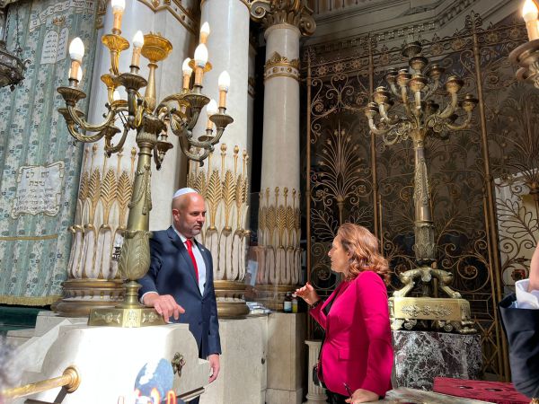 אוחנה פתח בביקור ברומא: "האנטישמיות לא תצליח"