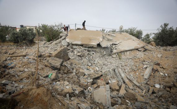 בתגובה ל'צבע אדום': צה"ל תקף עמדה ברפיח