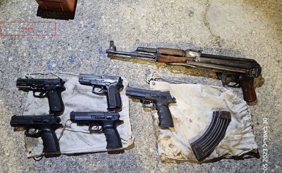 בפעילות מג"ב: אמל"ח רב נתפס ו-3 חשודים נעצרו