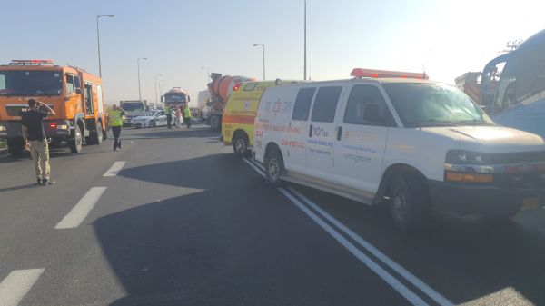 בעקבות תאונה: מחלף נשרים לדרום נחסם לתנועה