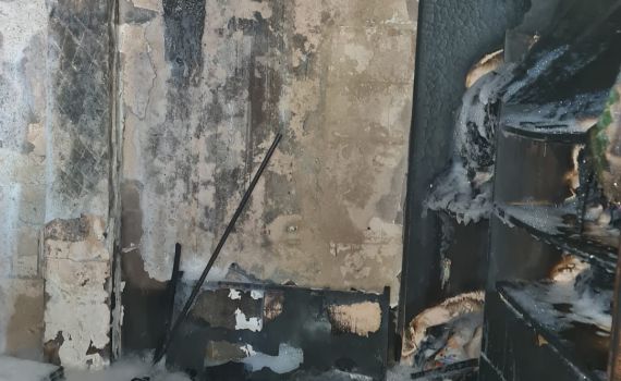 בת ים: 5 לכודים חולצו משריפה בבניין מגורים