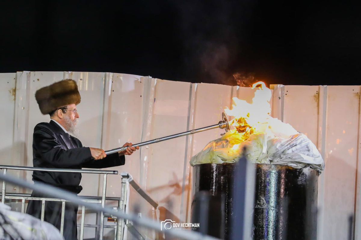 גלריה: ההדלקה הראשונה במירון ל"ג בעומר תשפ"ג