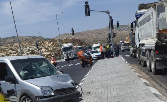 ילד בן 7 נפצע אנושות מפגיעת רכב בשער בנימין