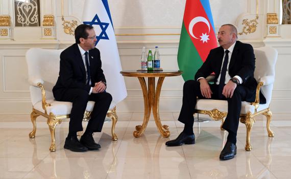 הרצוג בארמון הנשיאות: "אזרבייג'ן עושה שינוי גדול"
