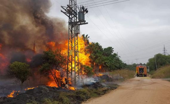 בעוטף עזה ובשרון: גל שריפות נרחב ברחבי הארץ