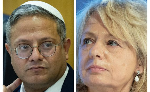 בן גביר ליועמ"שית: תלמדו גם אתם לקבל ביקורת