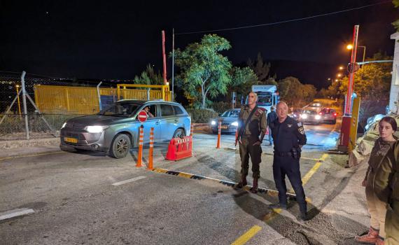 צפו: מח"ט בנימין הטיל כתר ובידוק על הישוב עטרת