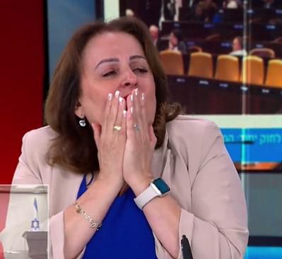 הח"כית מהליכוד פרצה בבכי בשידור. צפו