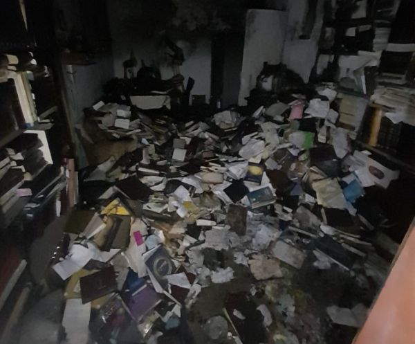 ביתו של הרב הסרוג נשרף כליל: "היה פה נס גדול"