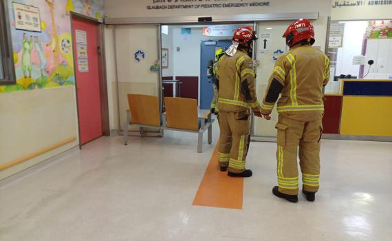 שריפה בבית החולים שערי צדק: קומה שלמה פונתה