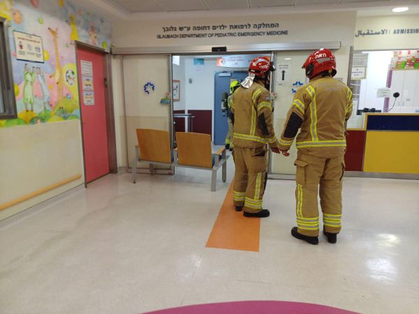 שריפה בבית החולים שערי צדק: קומה שלמה פונתה