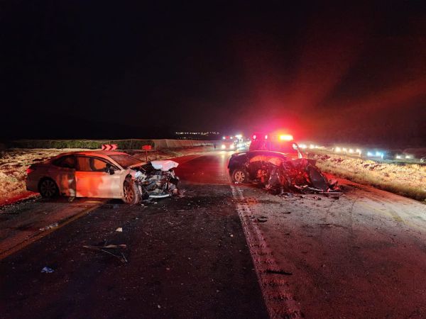 תאונה קשה בכביש הבקעה: 3 לכודים בתוך הרכבים