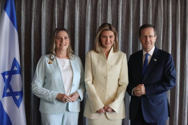 רעייתו של זלנסקי הגיעה לביקור ראשון בישראל