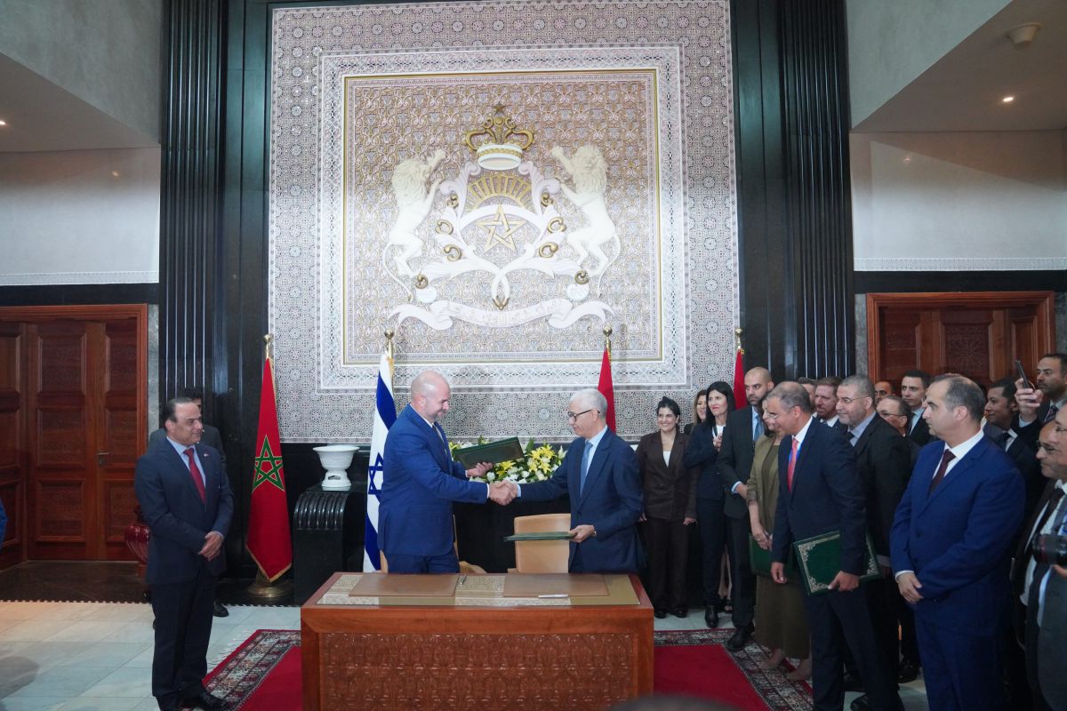 אמיר אוחנה בפרלמנט המרוקאי: "רגע היסטורי"