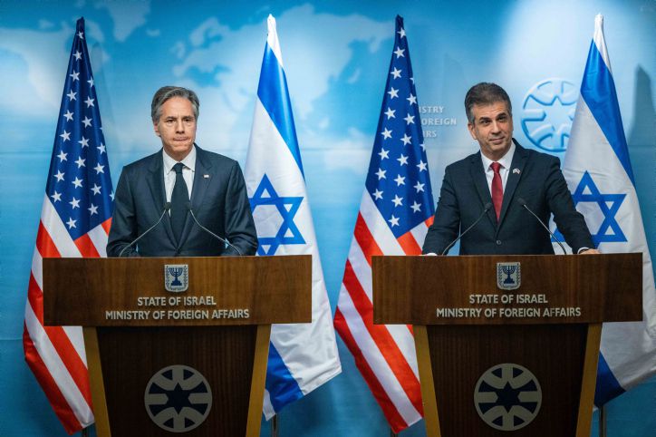 כהן לבלינקן: "איראן עומדת מאחורי ההסלמה ביו"ש"