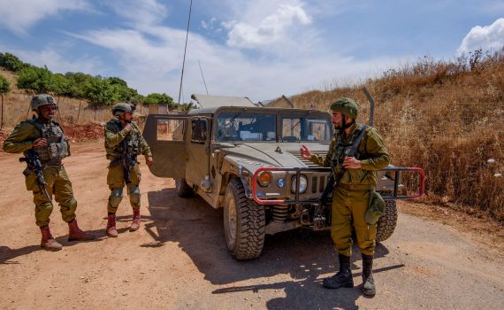 כוח של חיזבאללה הקים מוצב בתוך שטח ישראל