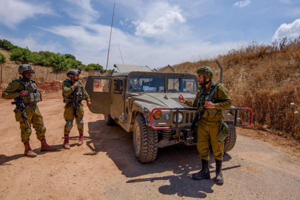 כוח של חיזבאללה הקים מוצב בתוך שטח ישראל