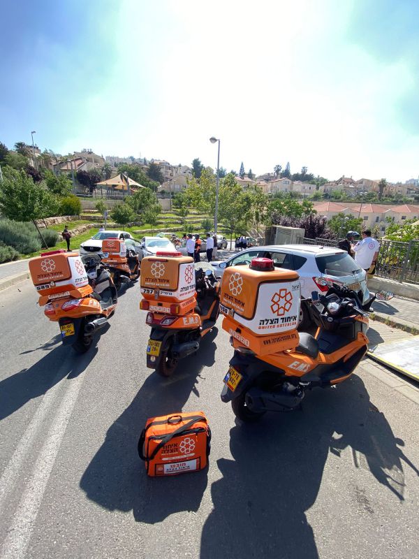 2 פצועים בתאונה בפסגת זאב, בהם אחת במצב קשה